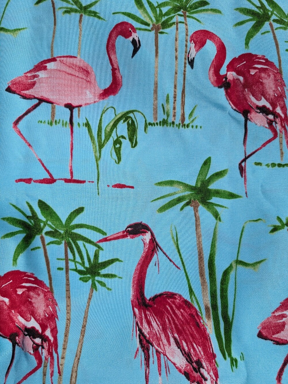 Berkshire Home Indoor outdoor Flamingo and palm tree Fabric 3 plus yards